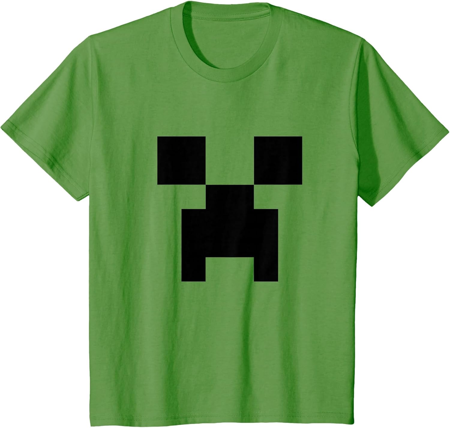 Minecraft Minimalist Big Creeper Face Pixel