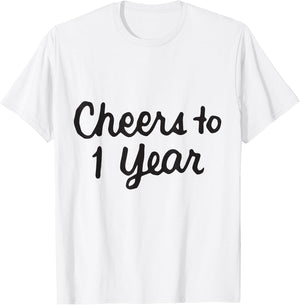 Cheers to 1 Year First Paper Wedding Anniversary Party