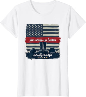 Veterans Thank You - Your Service Our Freedom Patriotic