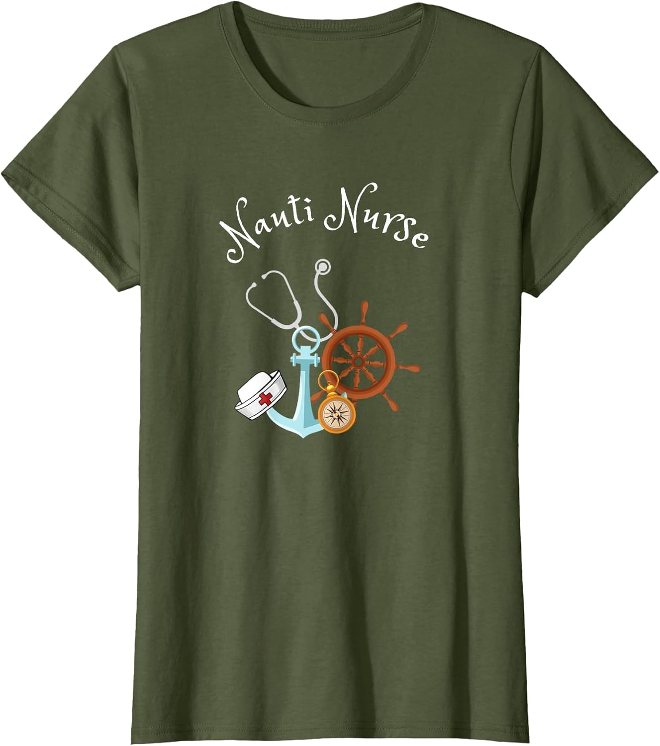 Nauti Nurse Ship Boat Anchor Water Humorous Funny Novelty