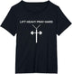 Lift Heavy Pray Hard Cross - Minimalist Christian Religious