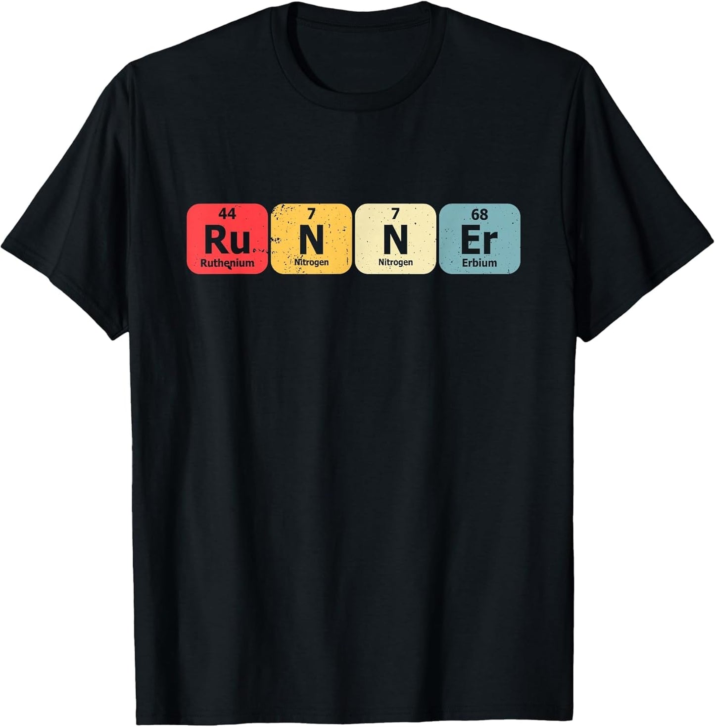 Periodic Table Runner Marathon Running Funny Chemistry Pun