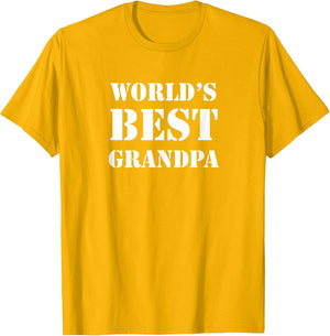 World's Best Grandpa T Shirt
