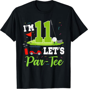 I'm 11 Let's Par- Birthday Golf Theme 11th Party