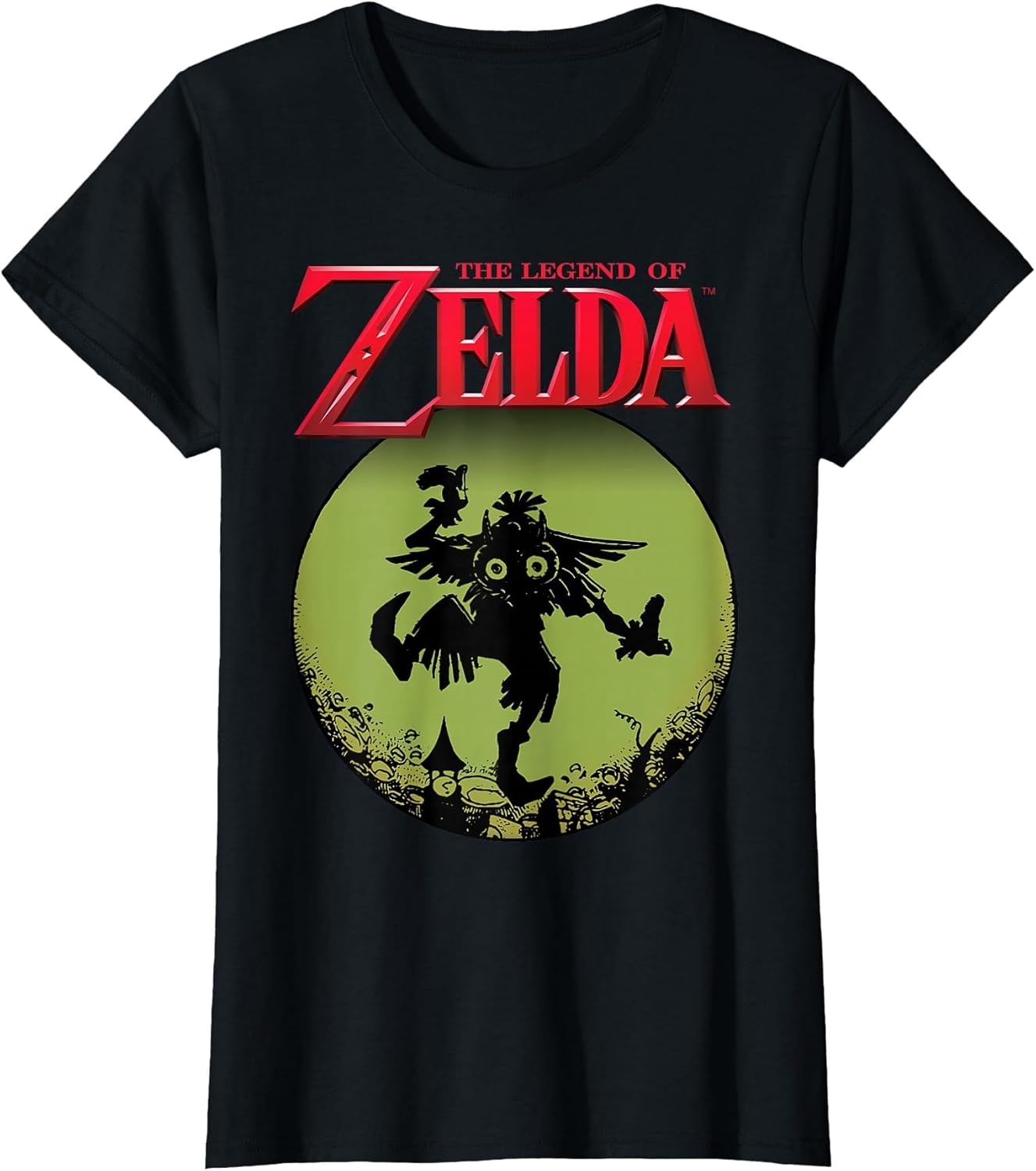Legend of Zelda Skull Kid Moon Silhouette Logo