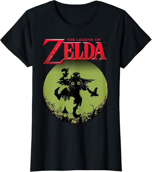 Legend of Zelda Skull Kid Moon Silhouette Logo