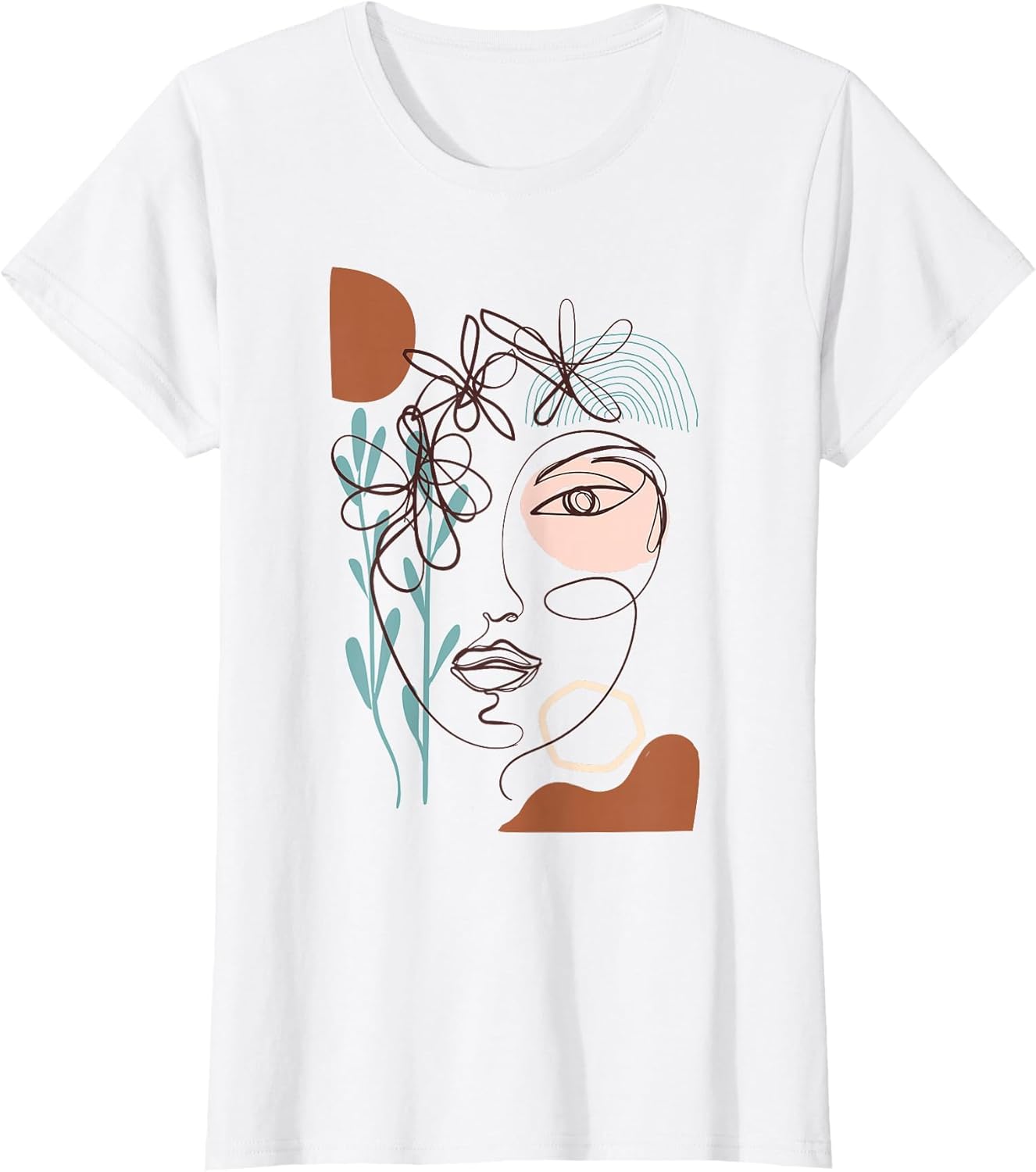 Line Art Face Woman Abstract Minimalistic Aesthetic