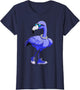 Blue Flamingo Pearls Comma La Kamala Harris 2024
