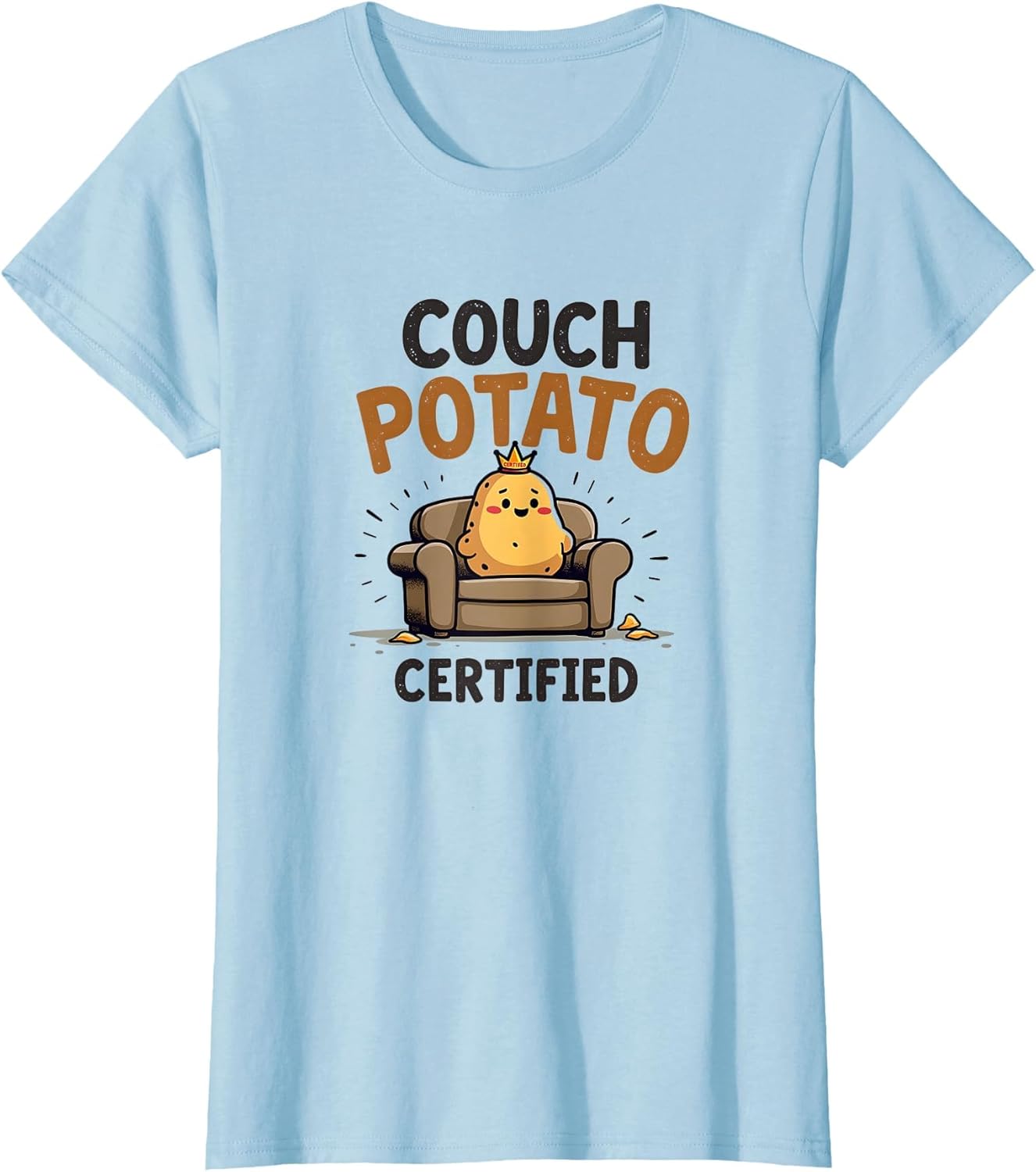 Couch Potato Certified Funny Lazy Day Design