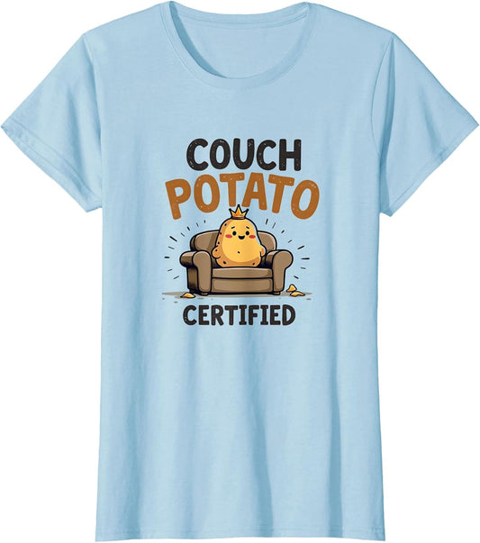 Couch Potato Certified Funny Lazy Day Design
