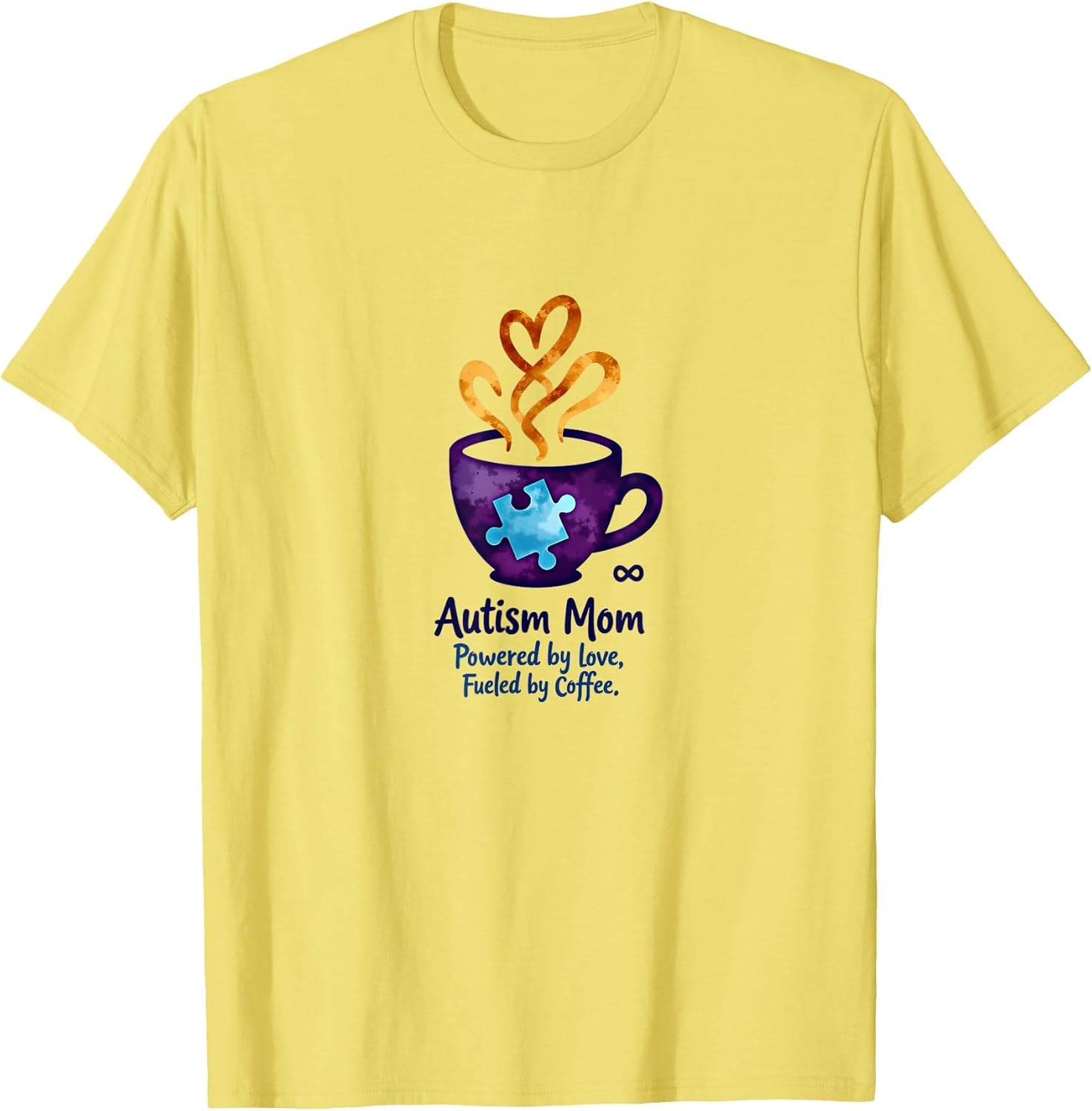Autism Mom: Love-Powered, Coffee-Fueled Women's Shirt