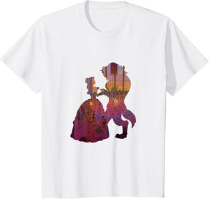 Kids Disney Classic Beauty and The Beast Silhouette Dance