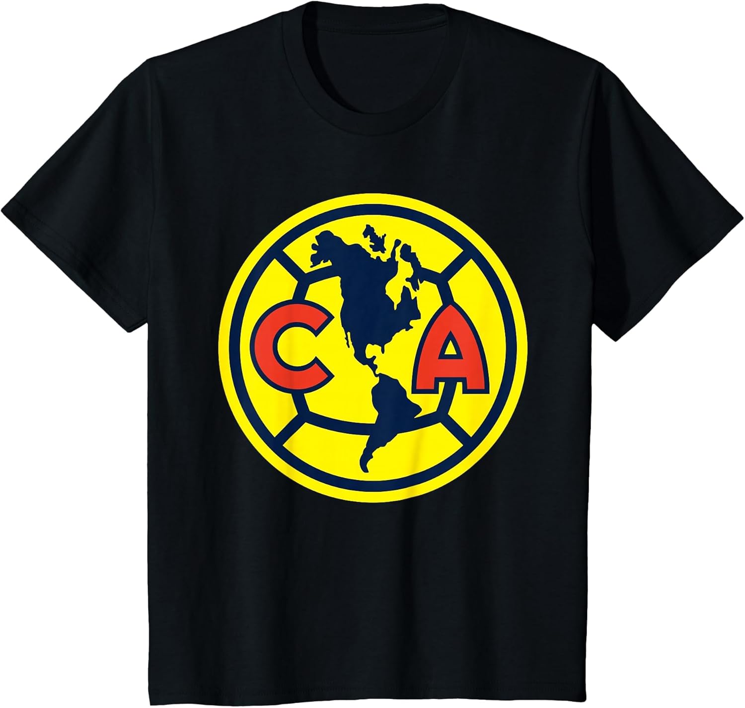 Club America Classic Crest Circle with Americas Map