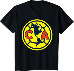 Club America Classic Crest Circle with Americas Map