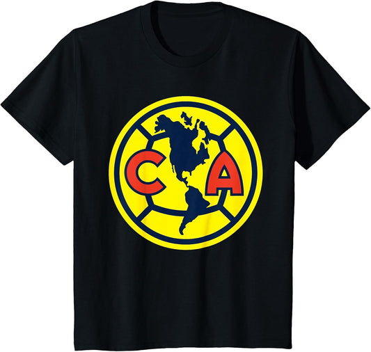 Club America Classic Crest Circle with Americas Map