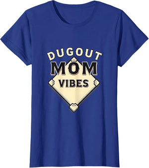 Dugout Mom Vibes Baseball Mom Design