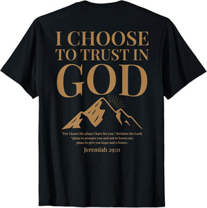 (ON Back) Trust in God Jeremiah 29 11 Christian Bible Verse
