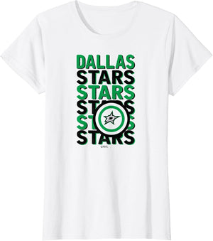 Dallas Stars Repeat White Officially Licensed