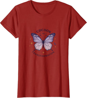 Cocoon to Queen Transformation Butterfly Design
