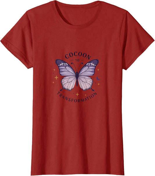 Cocoon to Queen Transformation Butterfly Design