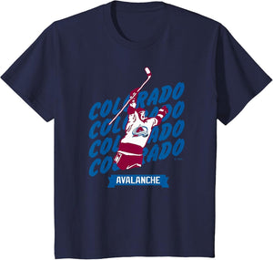 Colorado Avalanche Graffiti Navy NHL Officially Licensed