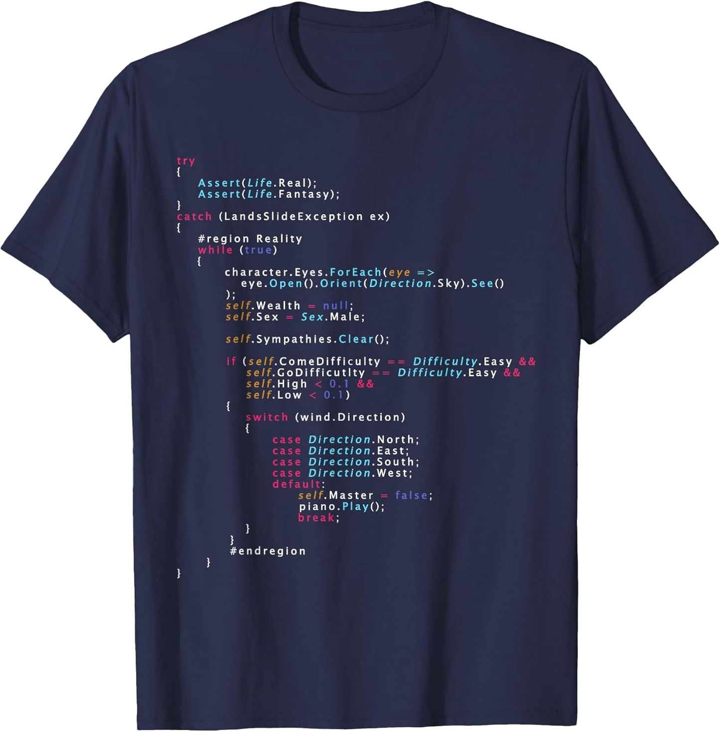 is This The Real Life Coding Programming Shirt Color