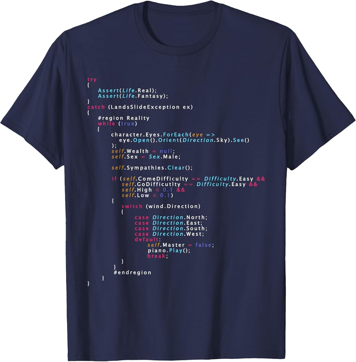 is This The Real Life Coding Programming Shirt Color