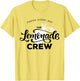 Lemonade Stand Crew and Boss Lemon Juice Summer Yellow