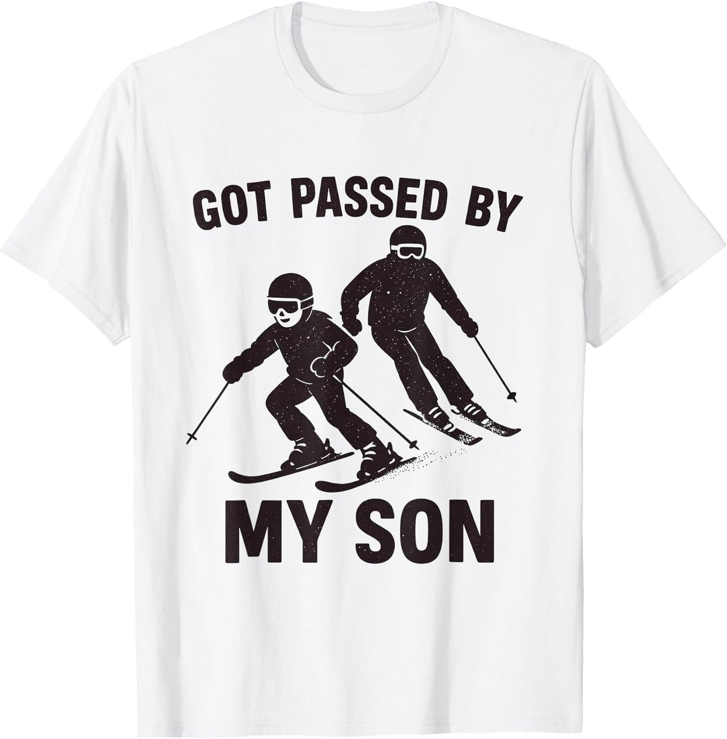 Got Passed by My Son Skiing Family Winter Sports Fun