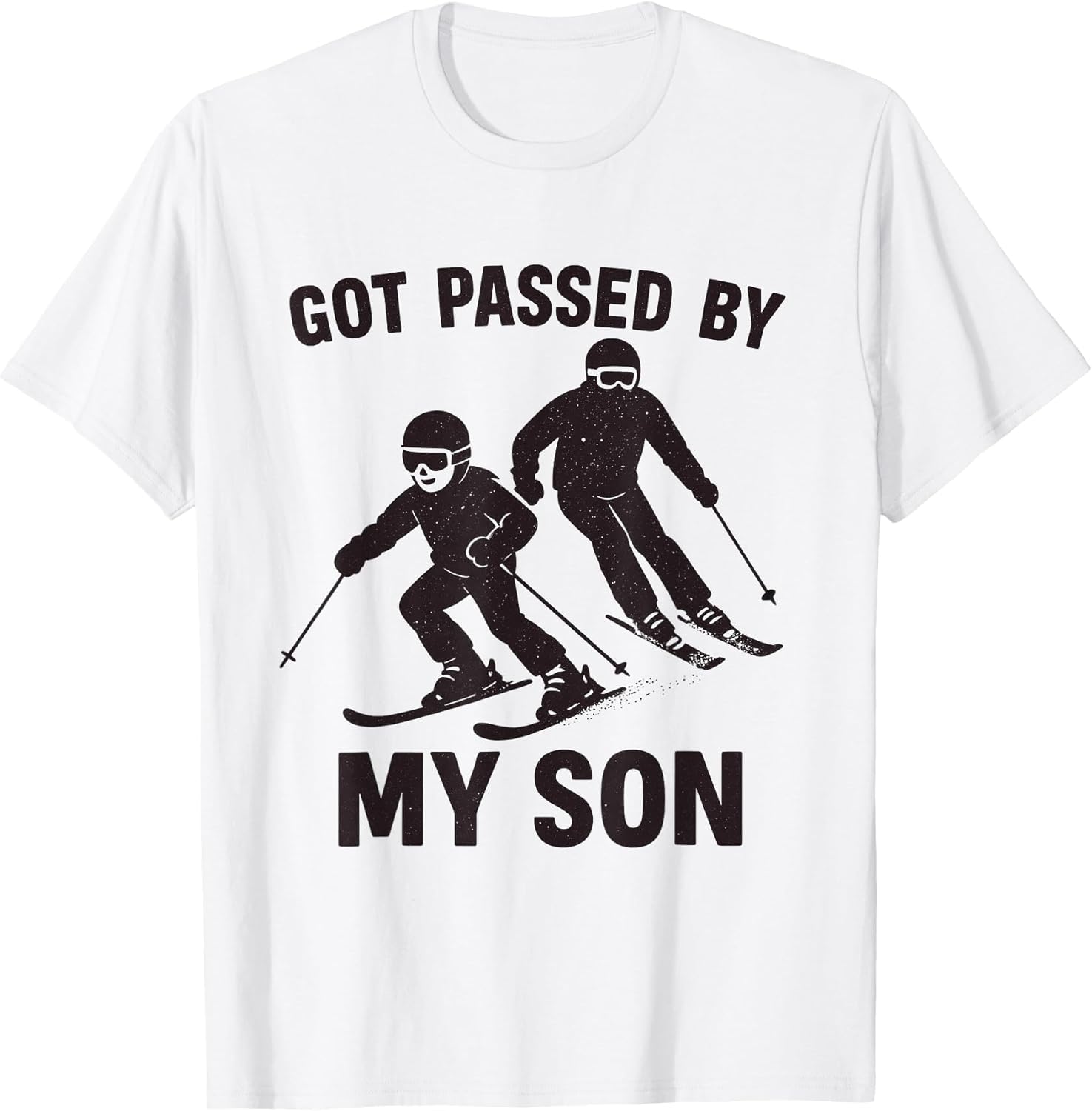 Got Passed by My Son Skiing Family Winter Sports Fun