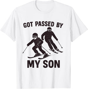 Got Passed by My Son Skiing Family Winter Sports Fun