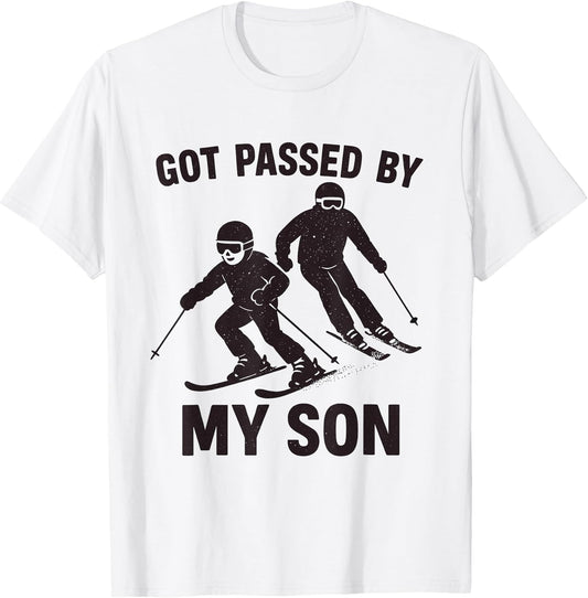 Got Passed by My Son Skiing Family Winter Sports Fun