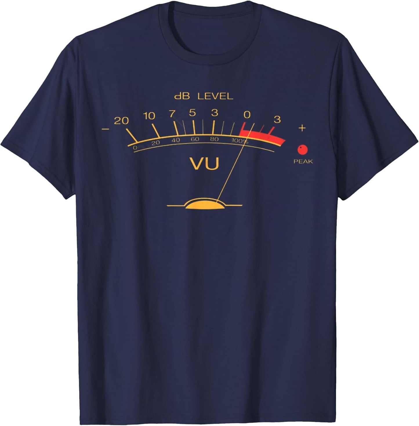 Audio Engineer Retro VU Meter Hi-Fi Vintage Stereo Music