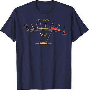 Audio Engineer Retro VU Meter Hi-Fi Vintage Stereo Music