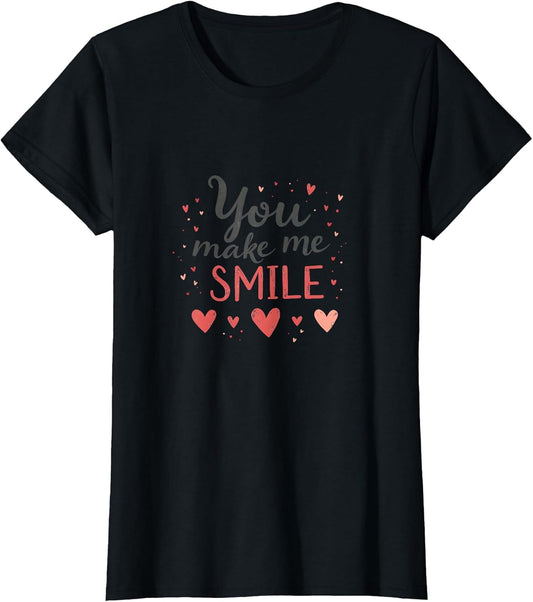 You Make Me Smile Valentine Love Design