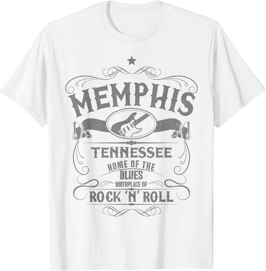 Memphis Tennessee Blues Country Music USA Vintage Souvenir