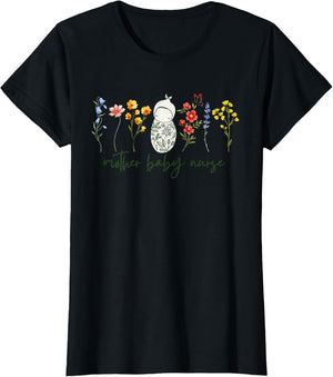 Mother Baby Nurse Wildflower Postpartum Nurse Grad Maternity