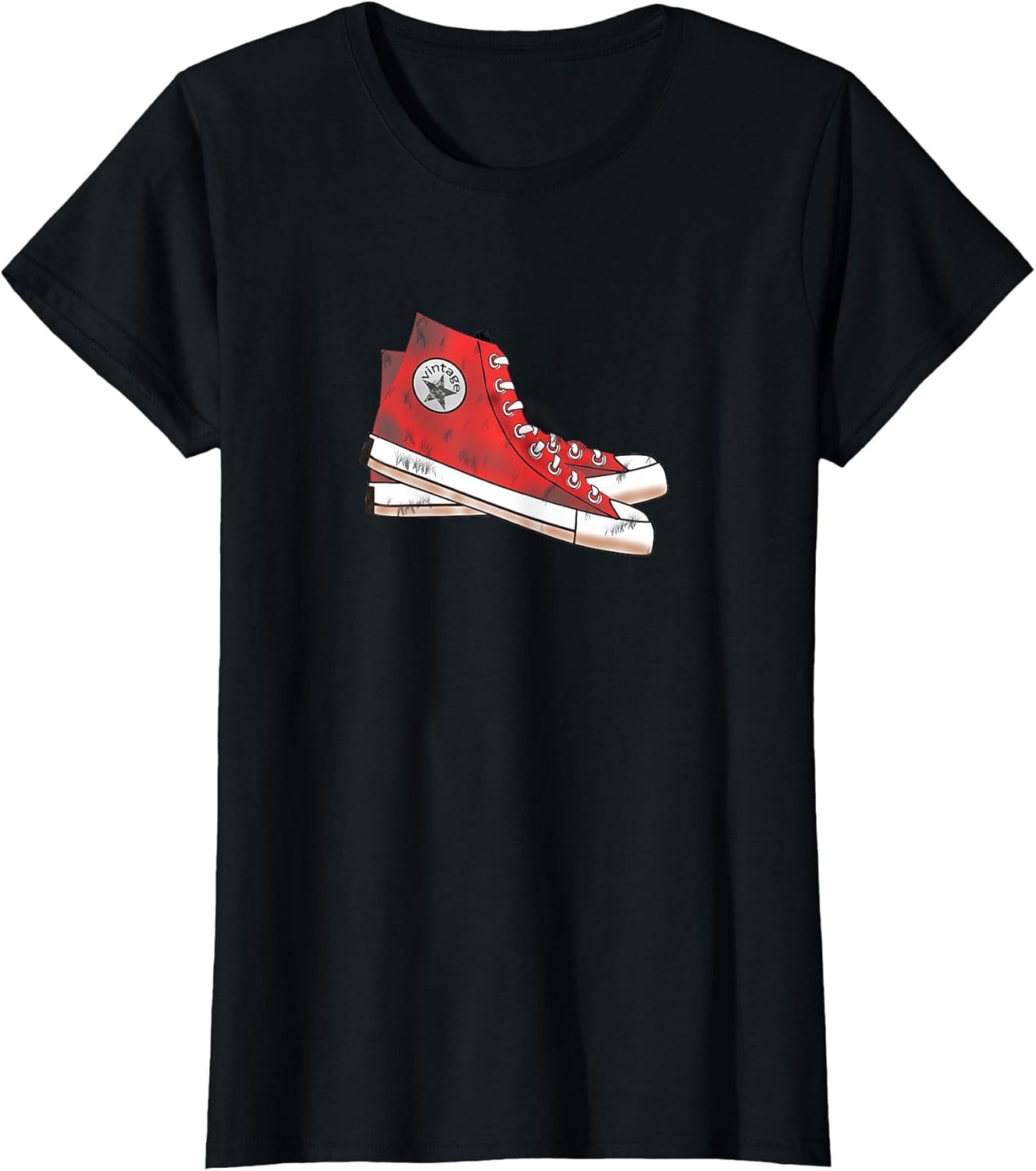Vintage T Shirt Retro Vintage Sneakers Shoes T Shirt