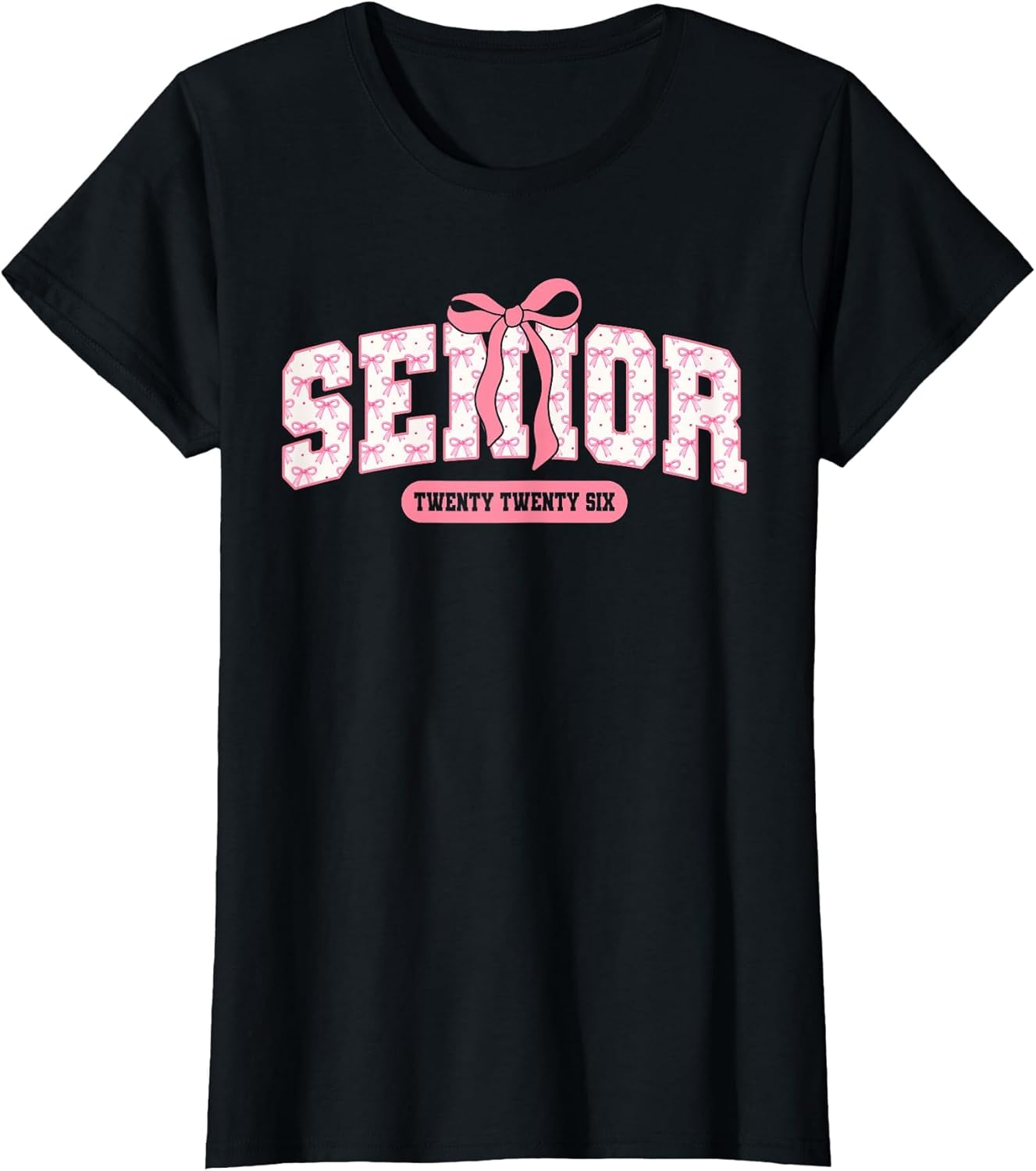 Senior 2026 Pink Coquette Bow Graduation Her Graduate Girl