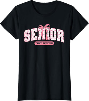 Senior 2026 Pink Coquette Bow Graduation Her Graduate Girl