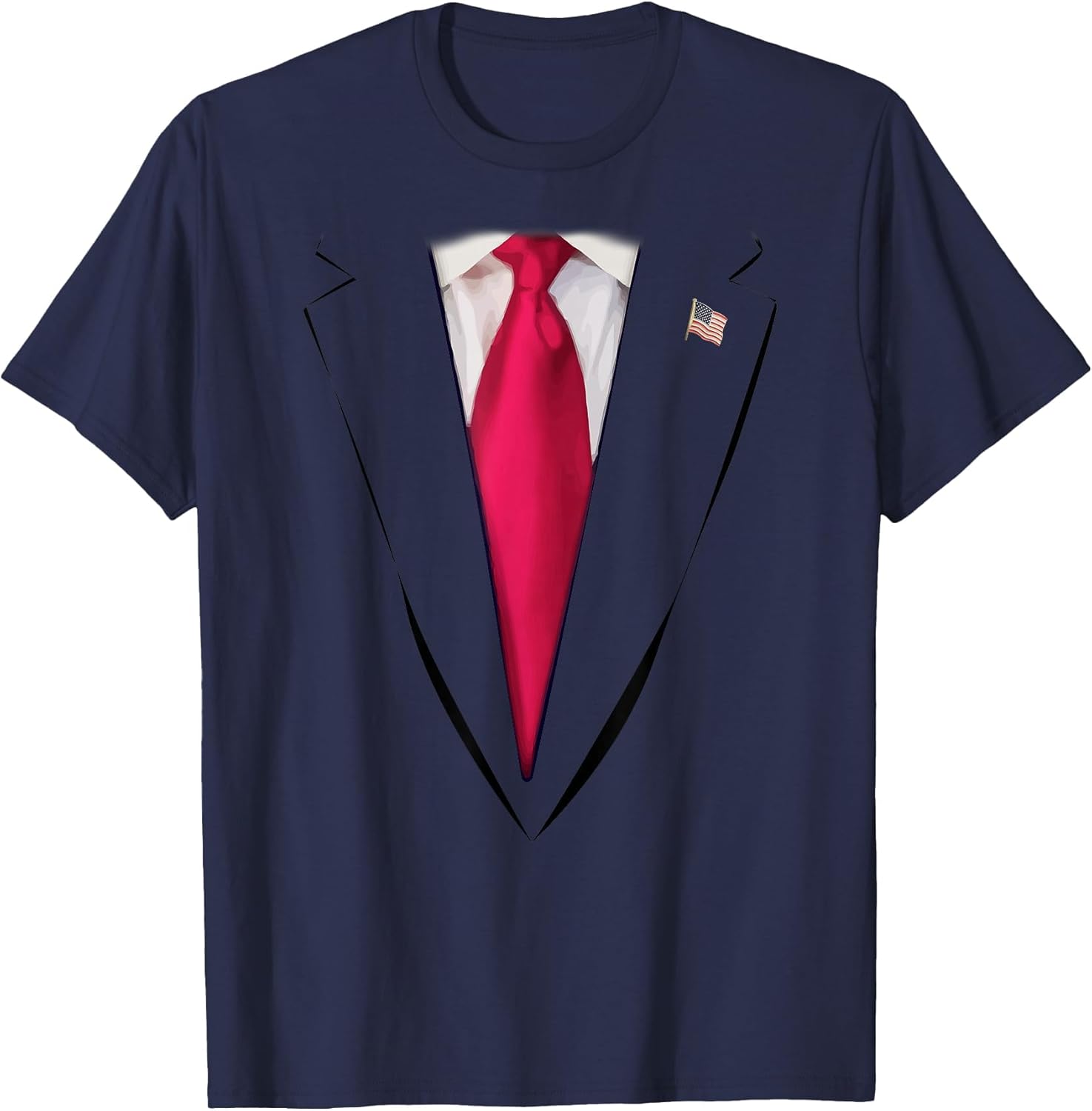 USA President Trump Suit Easy Halloween Costume