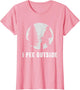 I Pee Outside Adult Humor Funny Sasquatch Bigfoot Camping