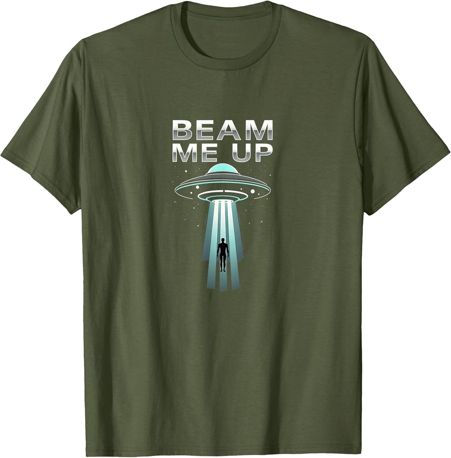 Beam Me Up Alien Men Sci-Fi Design