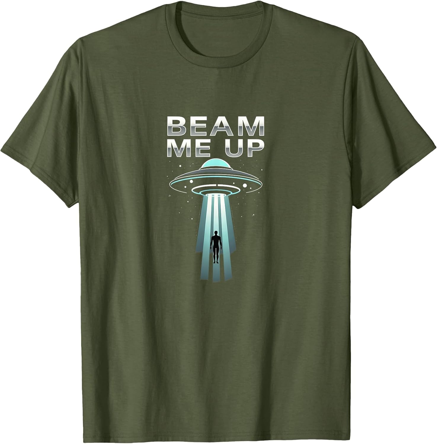 Beam Me Up Alien Men Sci-Fi Design