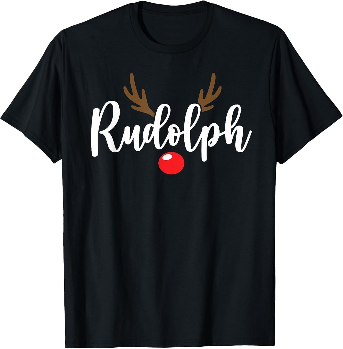 Most Likely to Try & Ride Rudolph Reindeer Couples Christmas