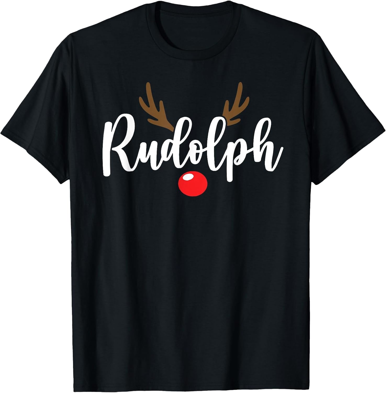 Most Likely to Try & Ride Rudolph Reindeer Couples Christmas