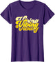Purple and Golds Vibing-Gold & Purple Color Graphic