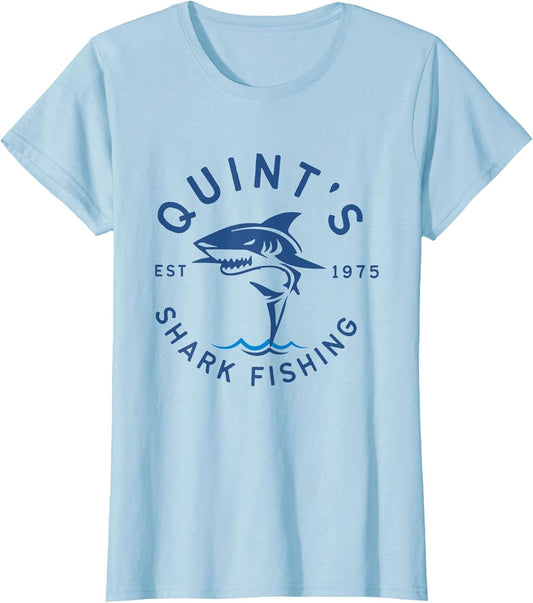 Vintage Quint's Shark Fishing 1975 Retro