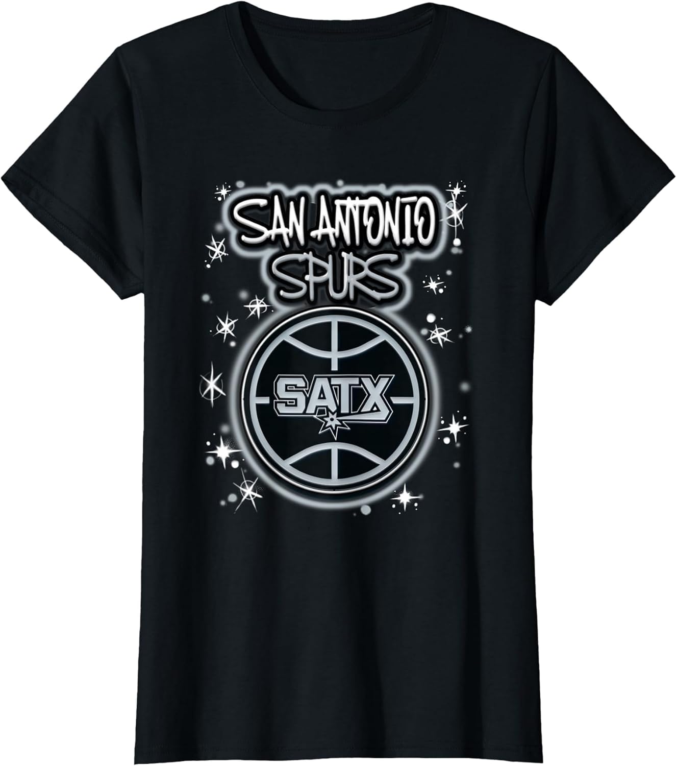 NBA San Antonio Spurs Airbrush Logo