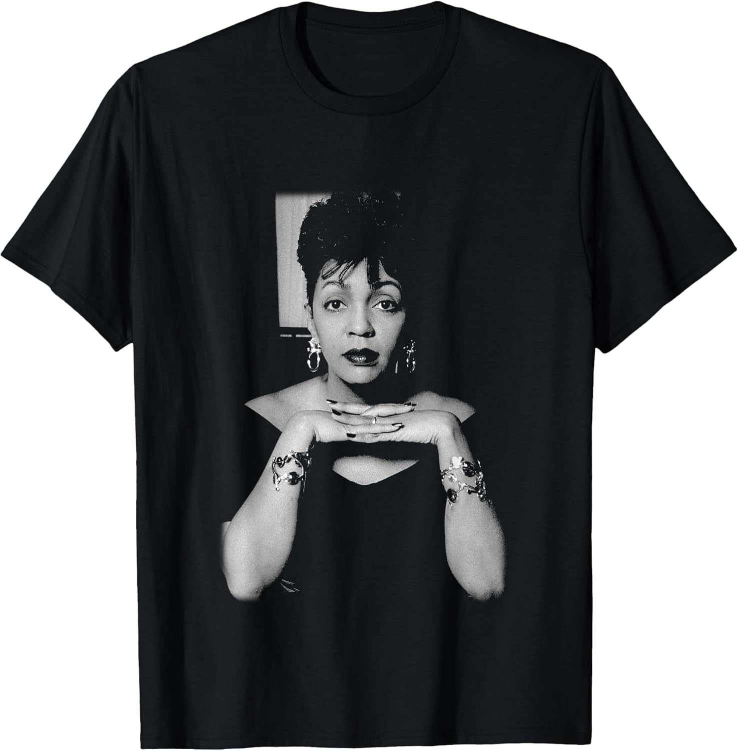 Singer Anita Baker B&W by Stephen Wright